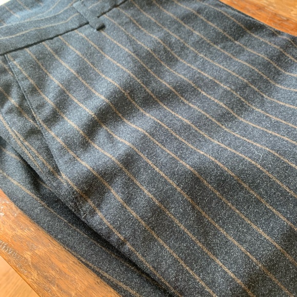 Soul of‎ London Grey/Brown Pinstripe Men's Pants NWOT Size 36 - Picture 5 of 7